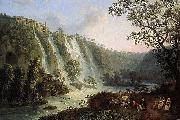 Jakob Philipp Hackert Villa of Maecenas and Waterfalls in Tivoli china oil painting artist